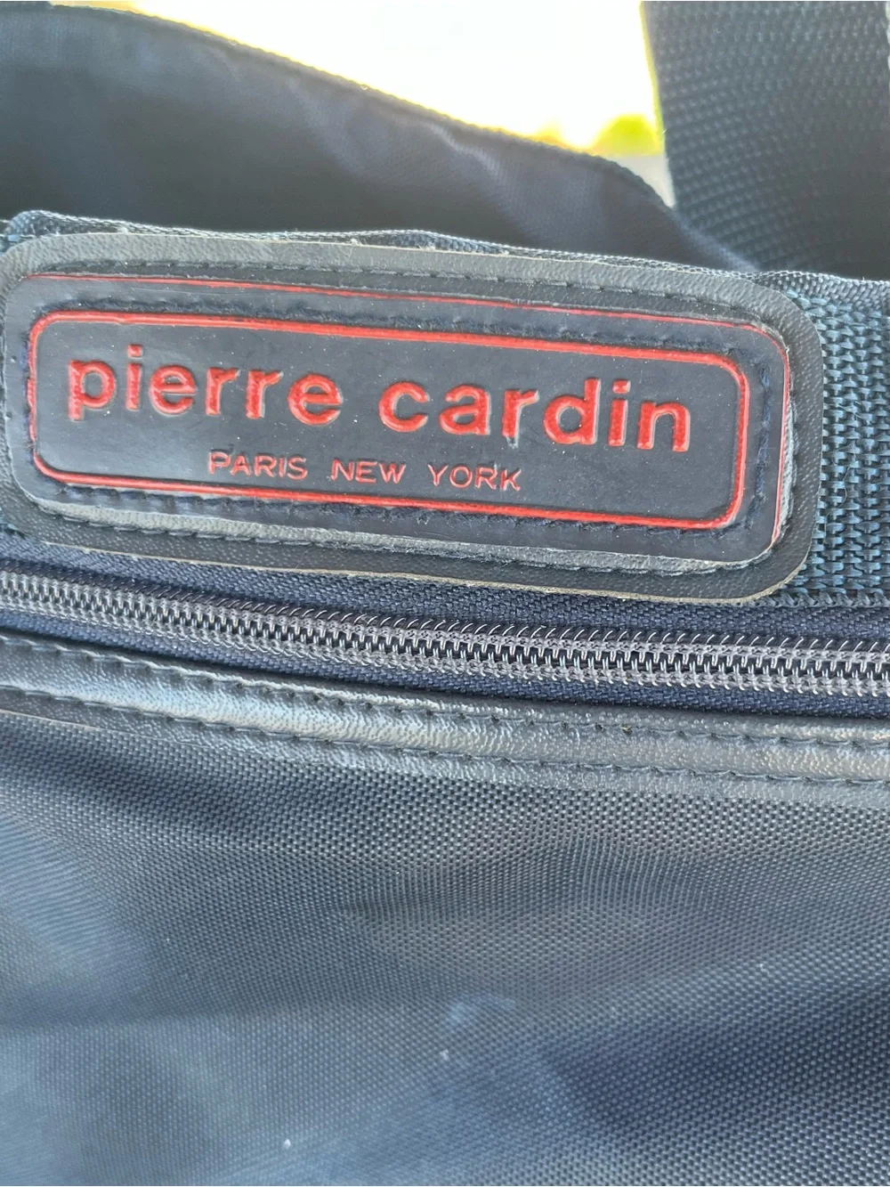VINTAGE PIERRE CARDIN DUFFLE Navy Men's Shoulder Bag -